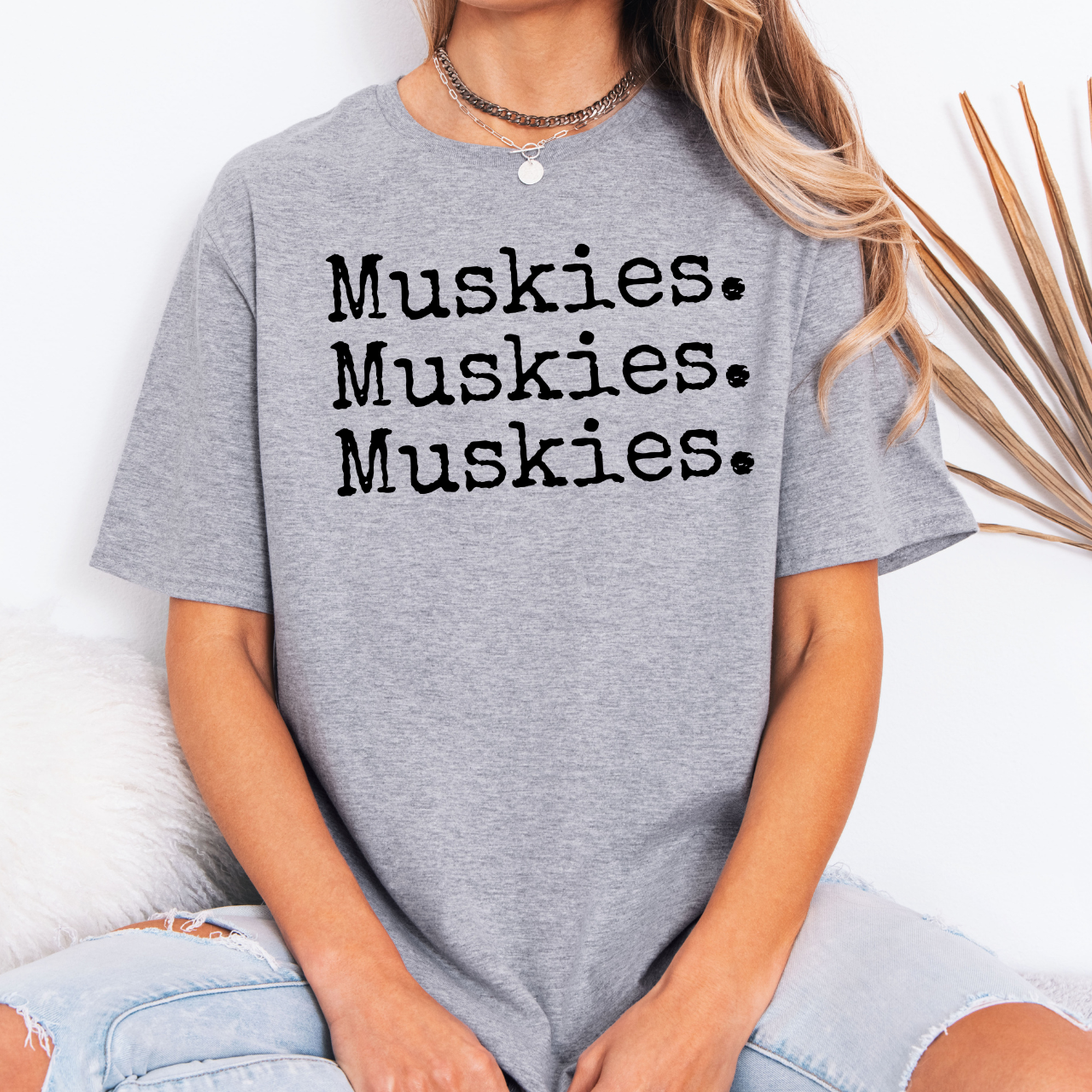 Muscatine Muskie Triple Repeat Tee
