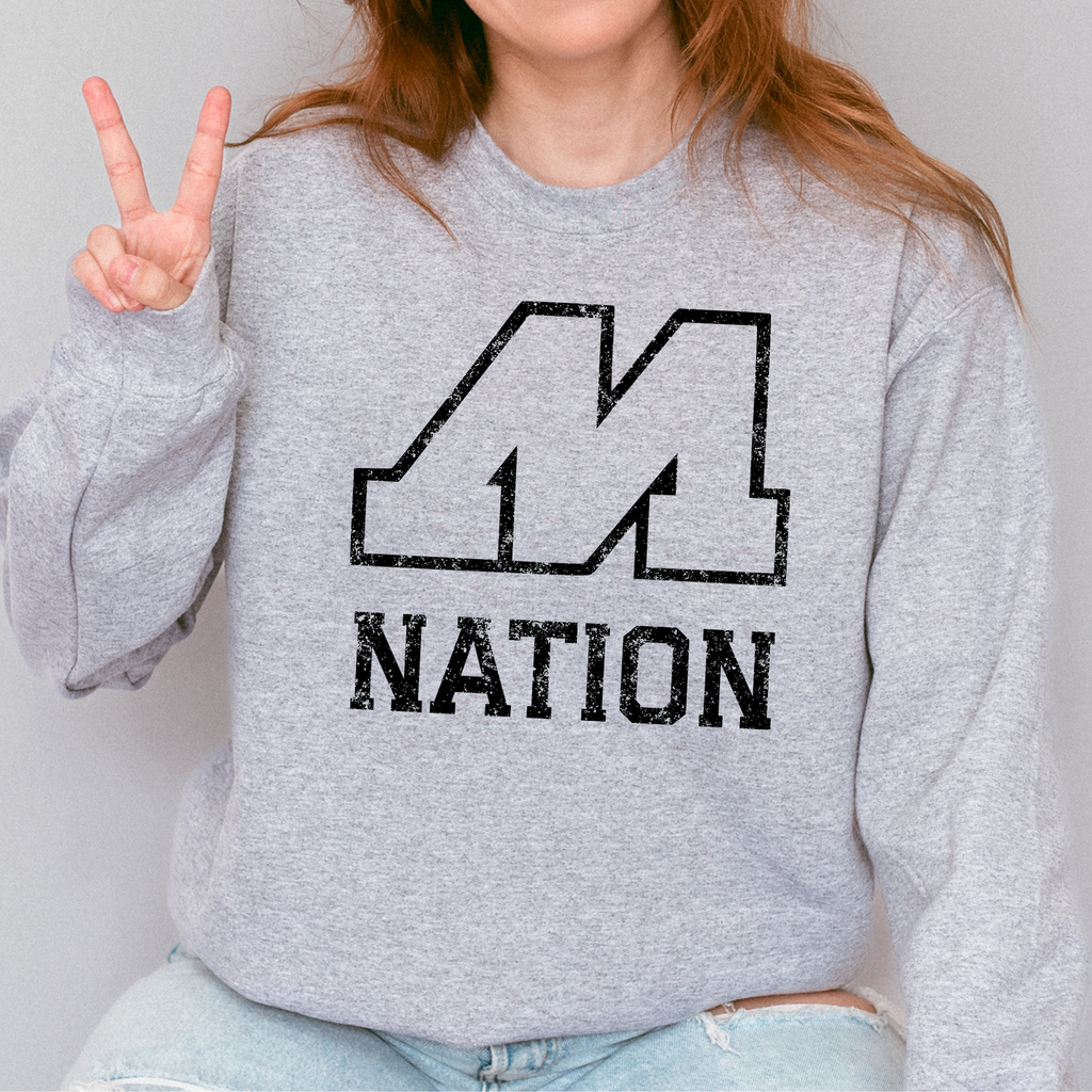Muscatine Muskies Nation Crewneck