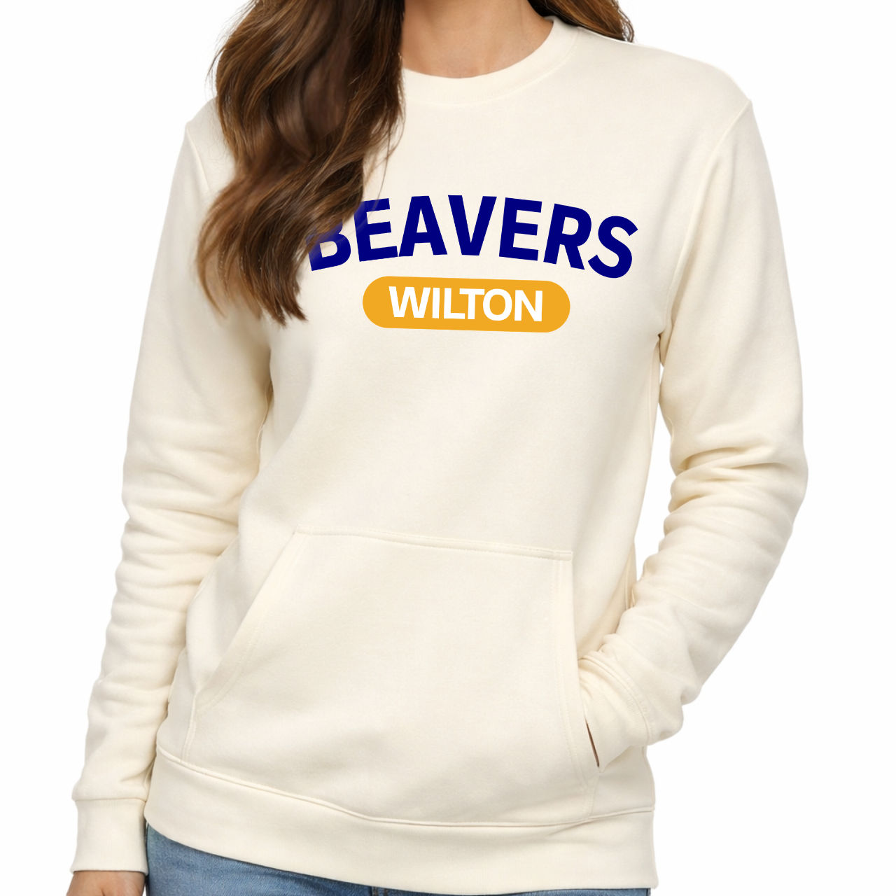 Wilton Beavers Sport Badge Pocket Crew