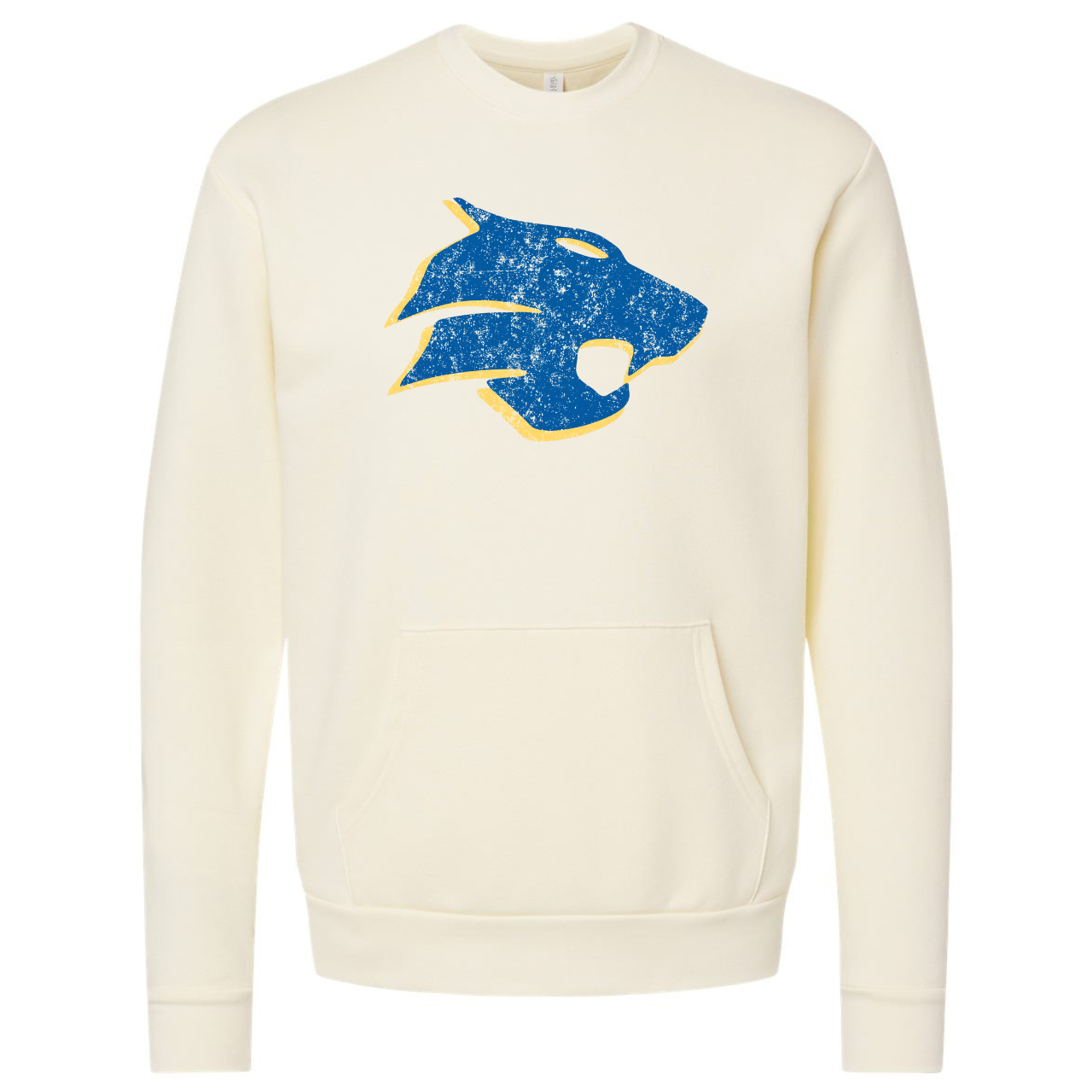 Durant Wildcats Vintage Mascot Pocket Crew