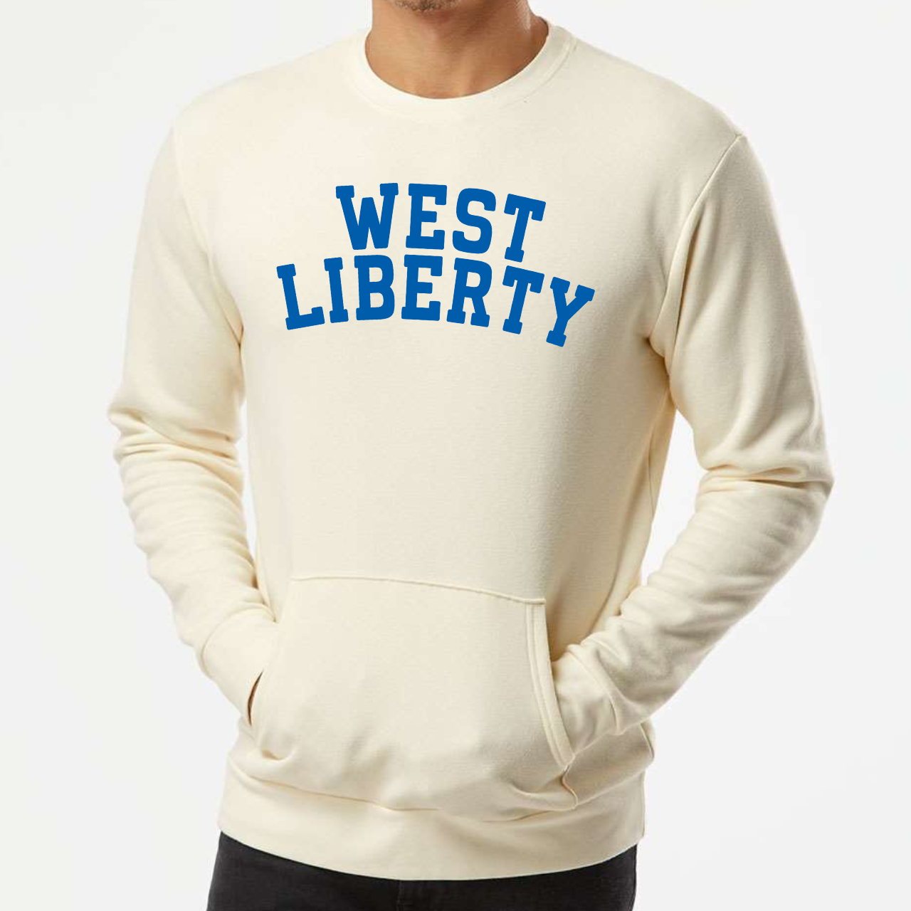 West Liberty Classic Arch Pocket Crewneck