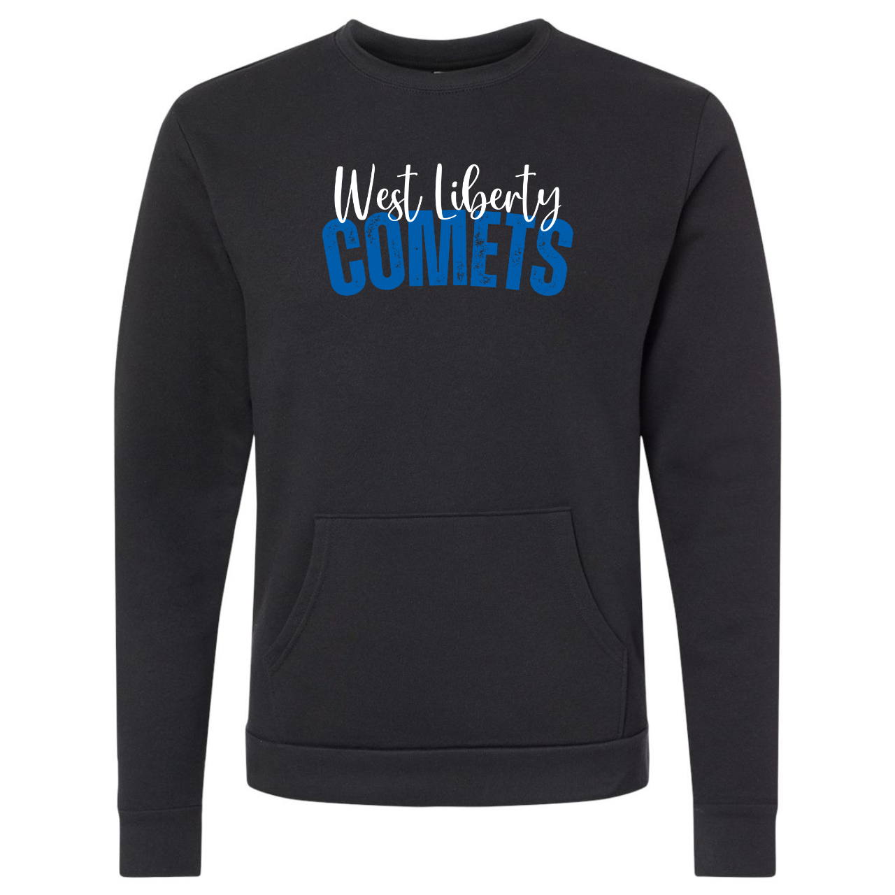 West Liberty Comets Script Pocket Crew