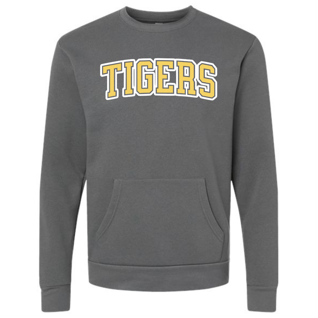 Tipton Tigers Arch Varsity Crewneck