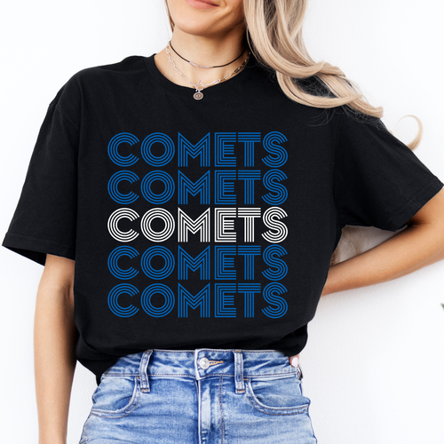 Comets Repeat Graphic Tee