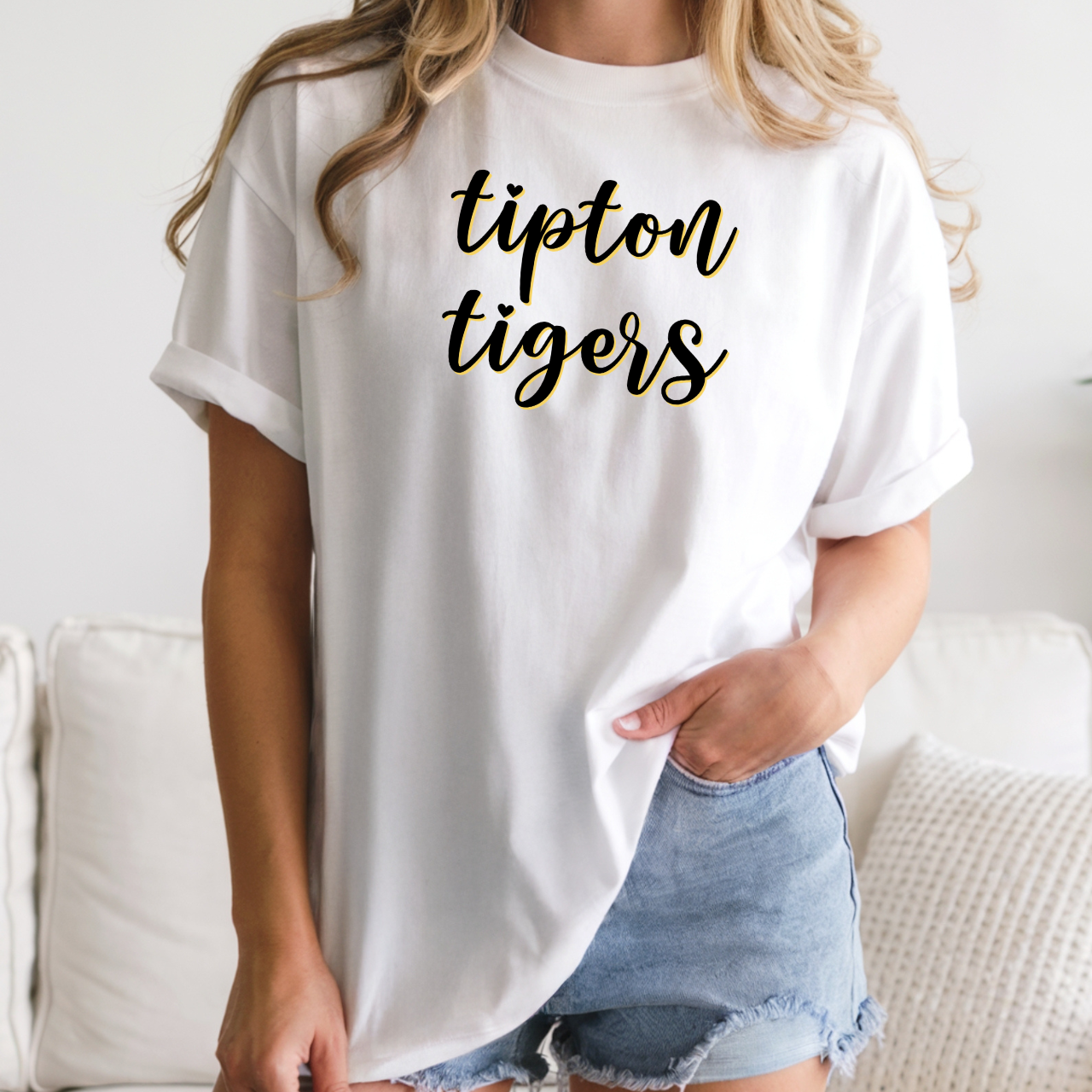 Tipton Tigers Script Tee