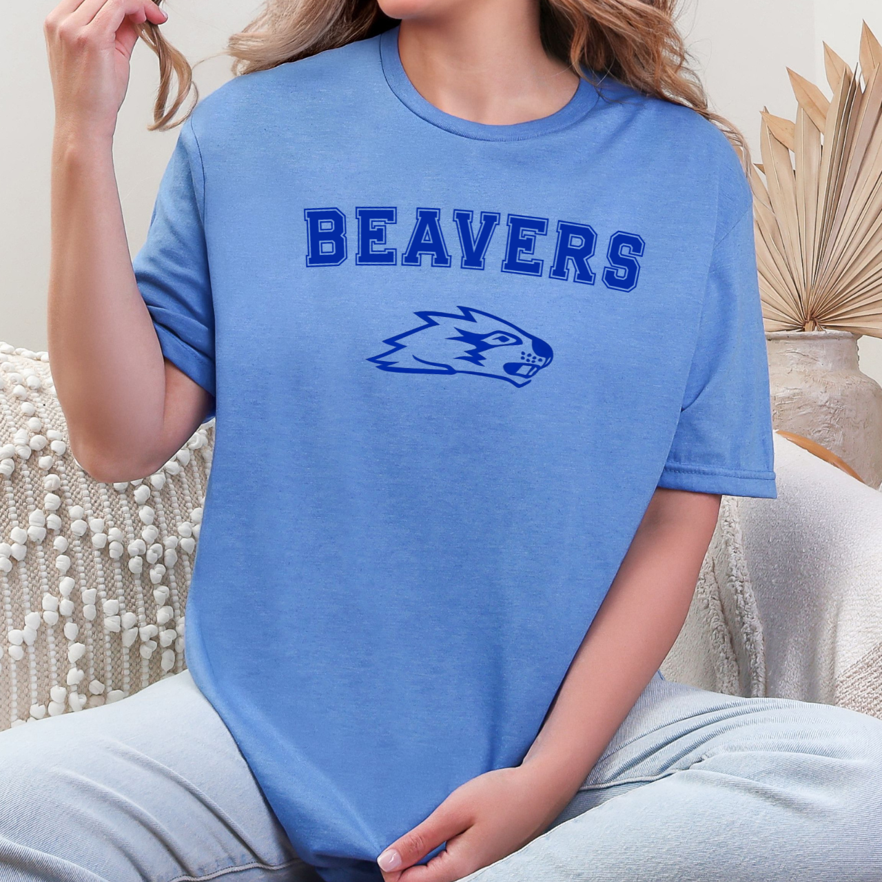 Beavers Mascot Arch Spirit Tee