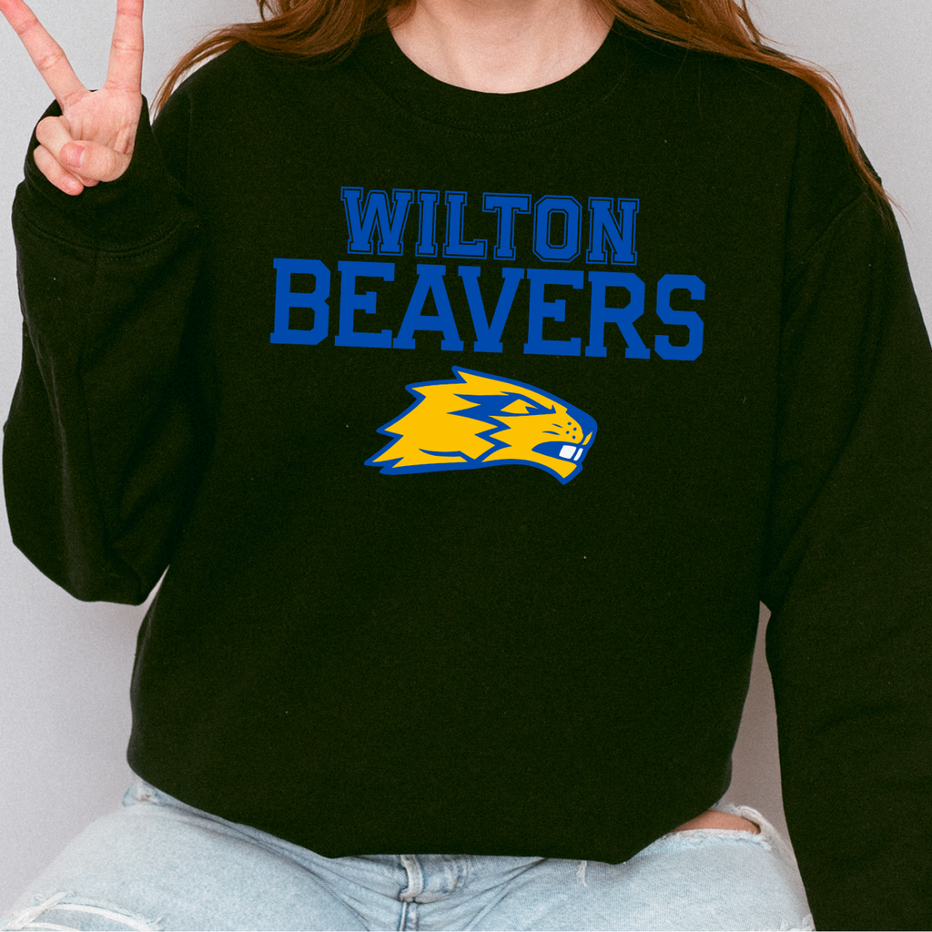 Wilton Beavers Mascot Crewneck