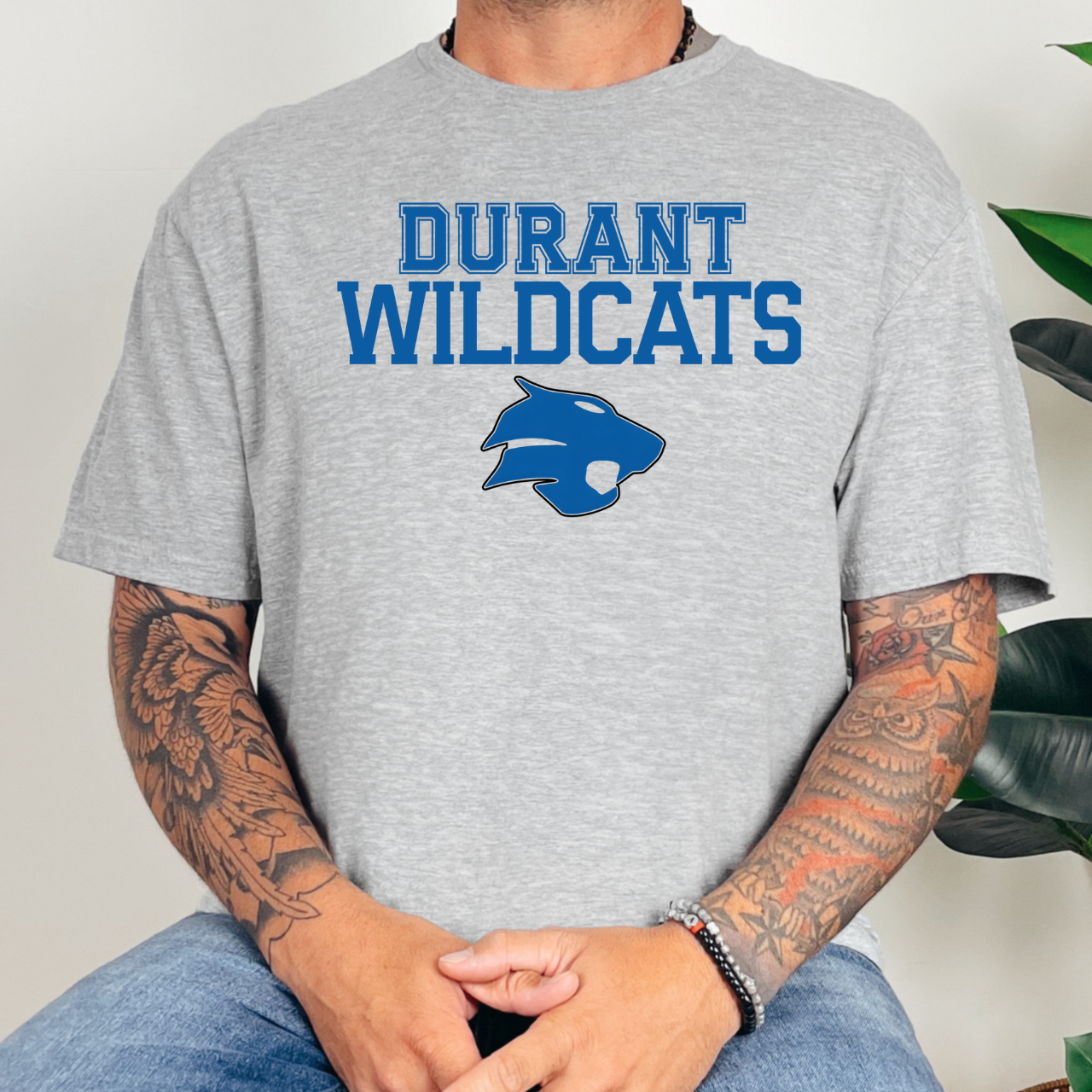 Durant Wildcats Mascot Tee