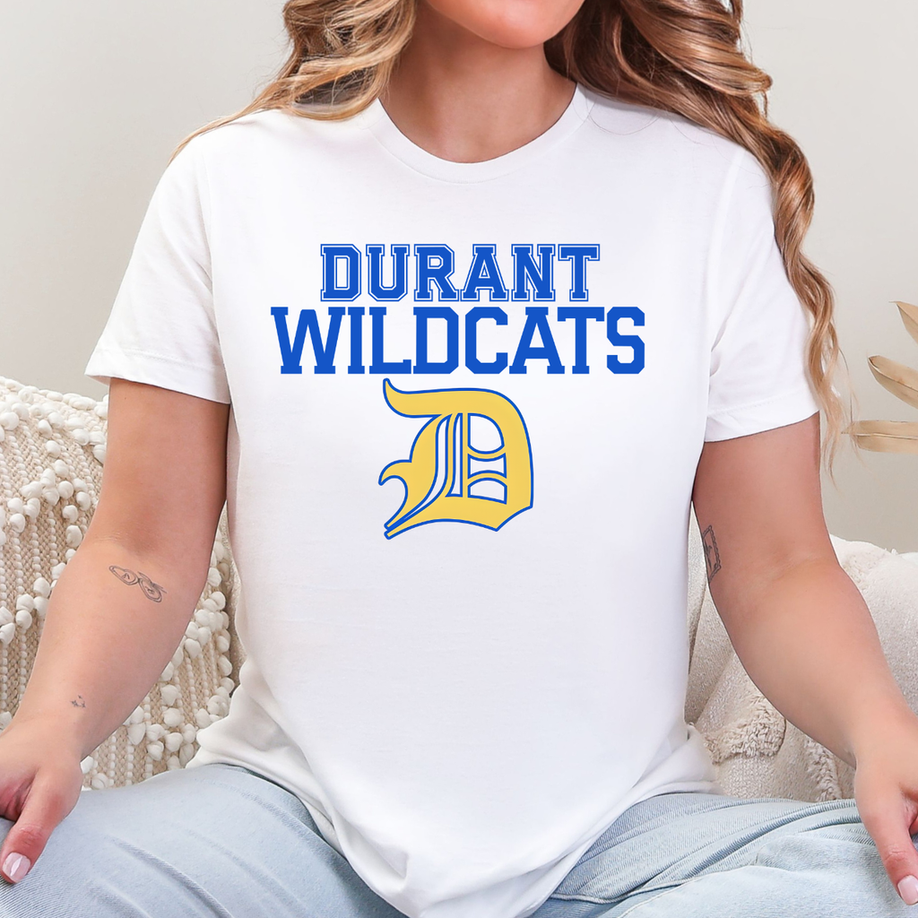 Durant Wildcats Vintage D Tee
