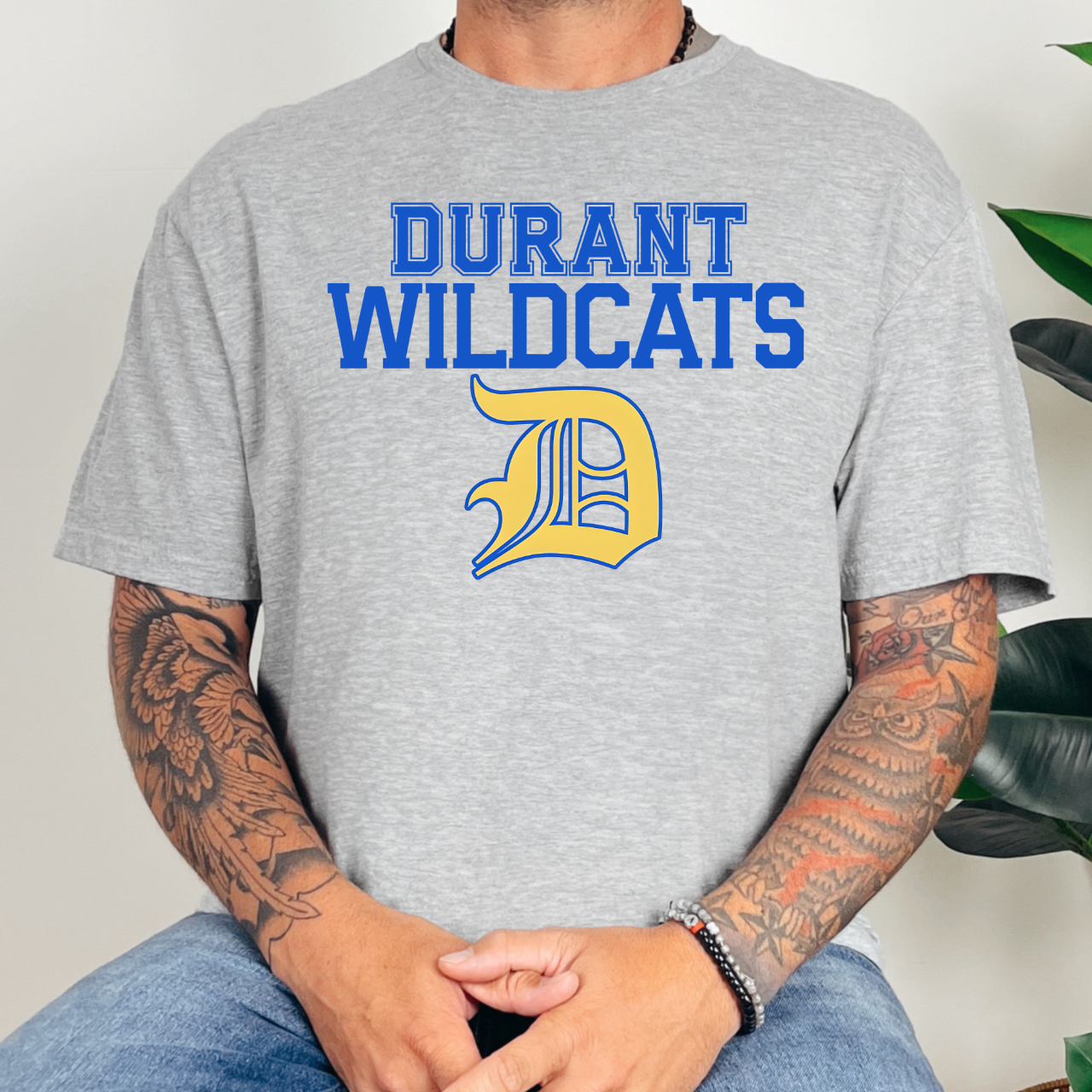 Durant Wildcats Vintage D Tee