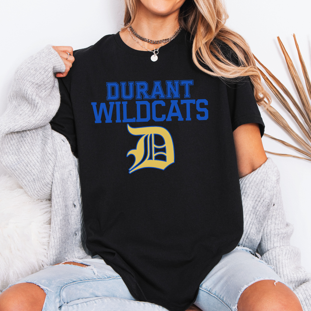 Durant Wildcats Vintage D Tee