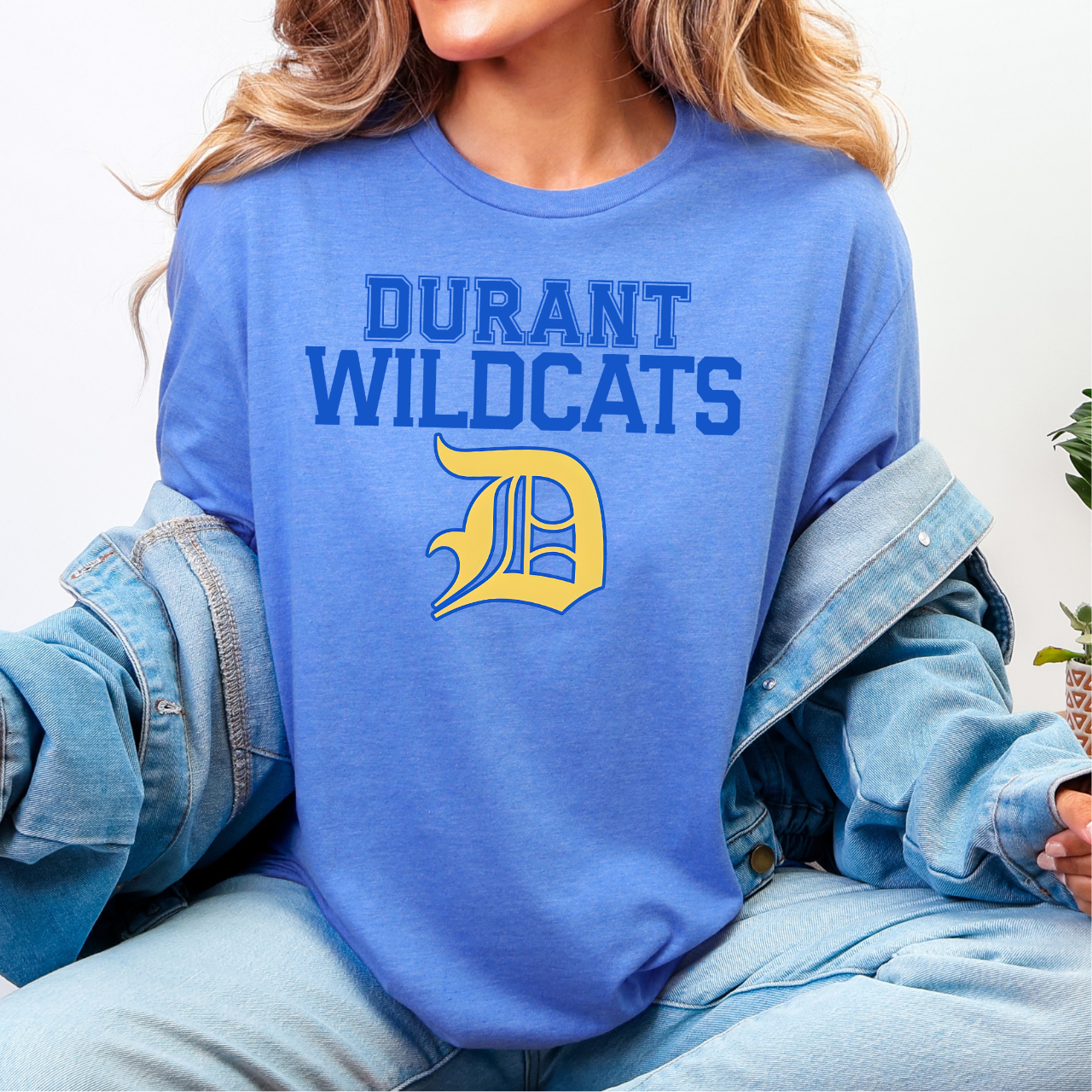Durant Wildcats Vintage D Tee