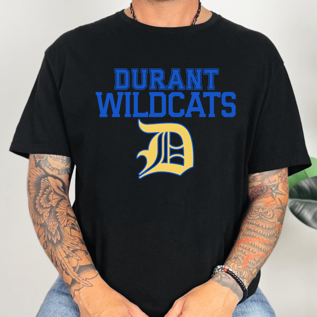 Durant Wildcats Vintage D Tee