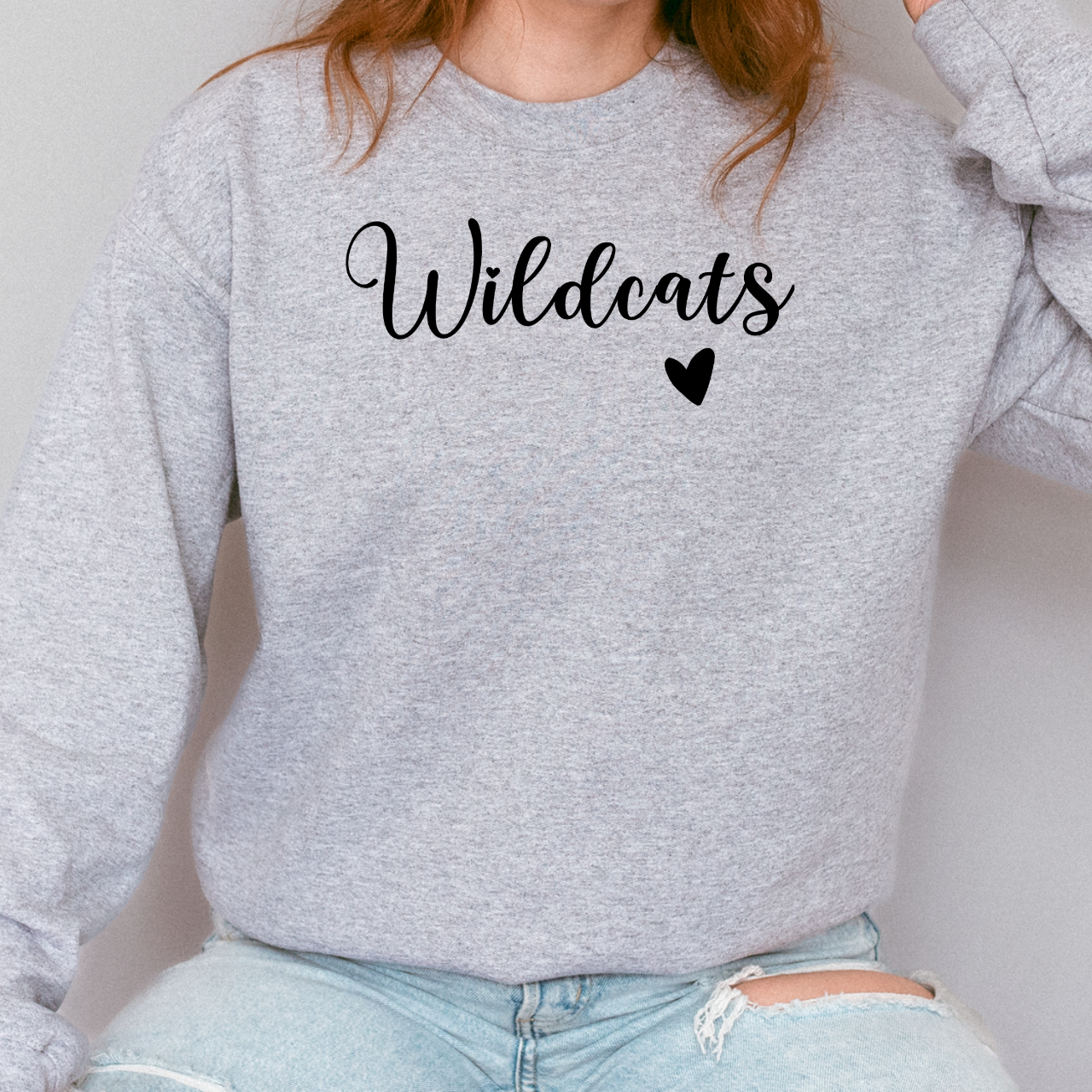 Wildcats Script Crewneck