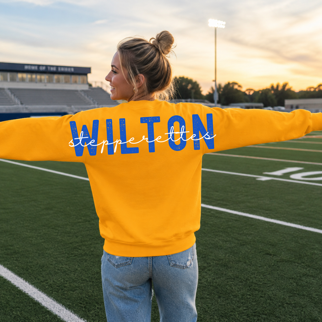 Wilton Stepperettes Big Back Crewneck