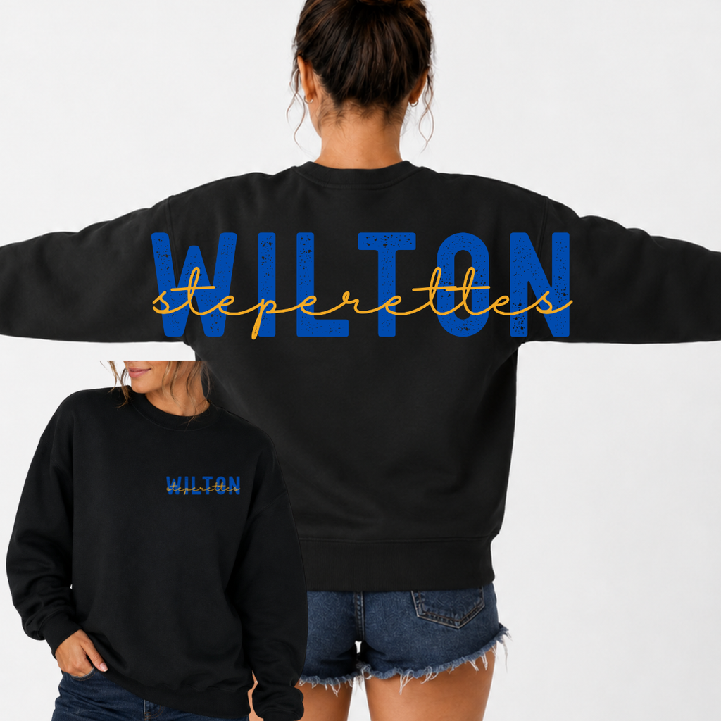 Wilton Stepperettes Big Back Crewneck