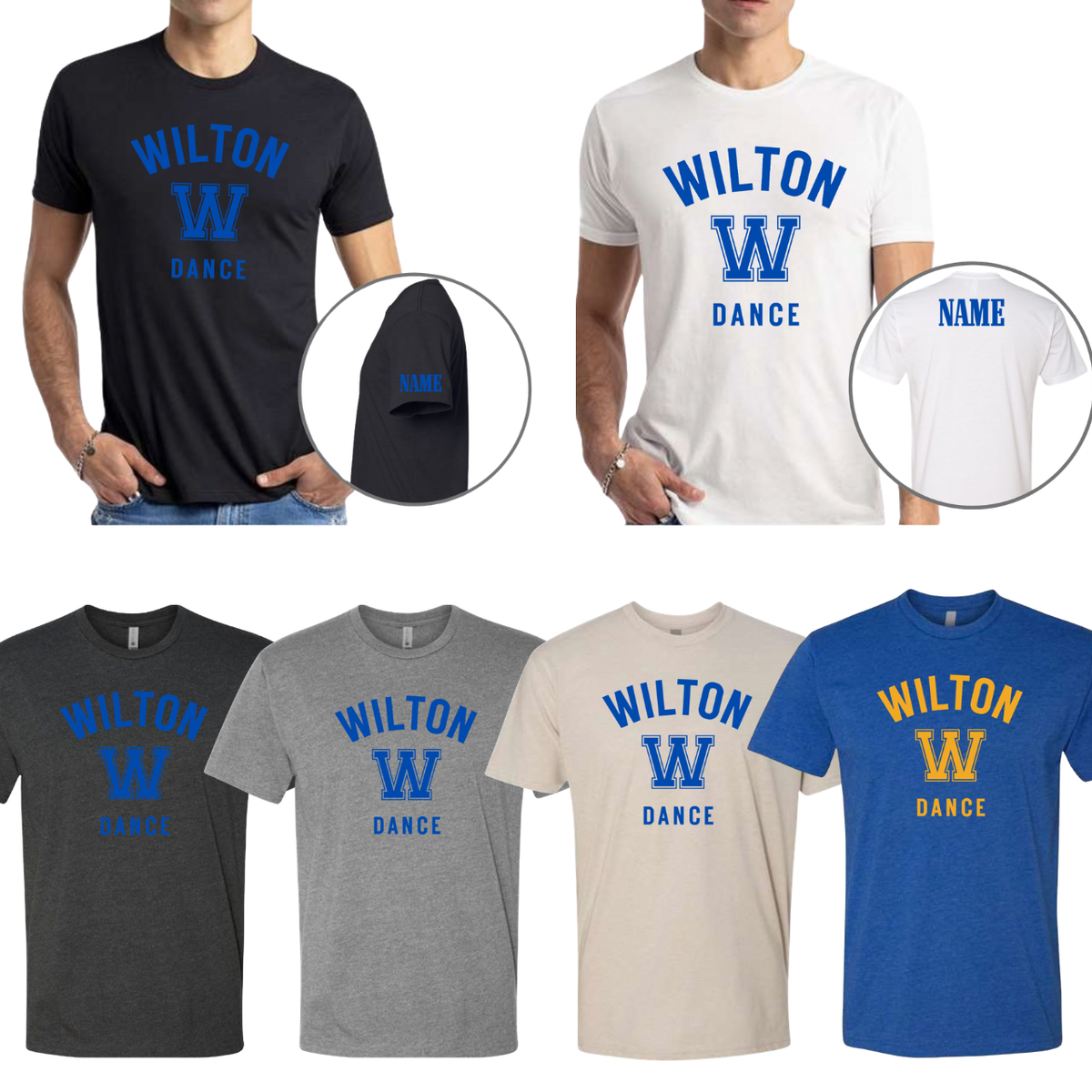 Wilton Dance Collegiate Cotton Poly Blend Tee