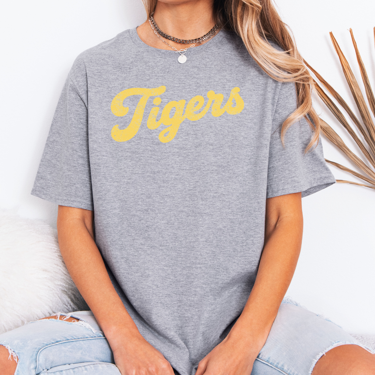 Tipton Tigers Distress Retro Classic Tee