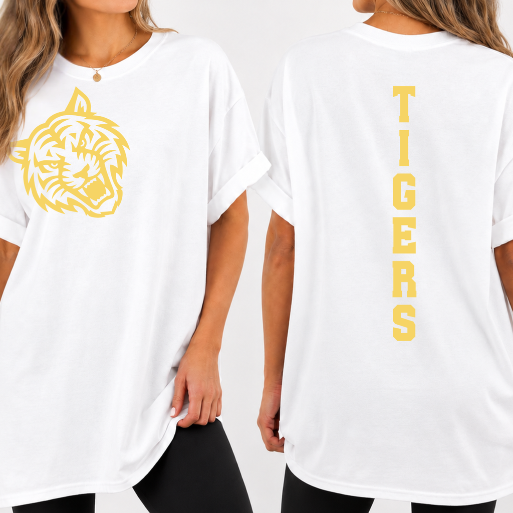 Tipton Tigers Mascot Tee Front/Back