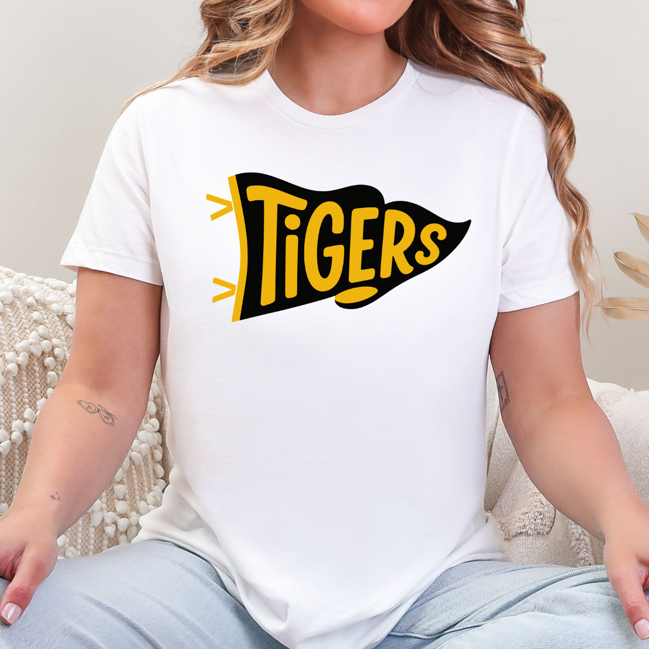 Tipton Tigers Pennant Tee