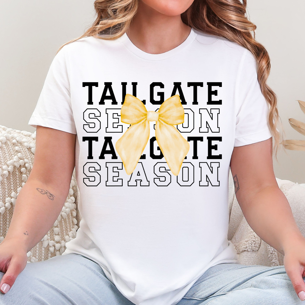 Tipton Tigers Tailgate Season Bow Tee