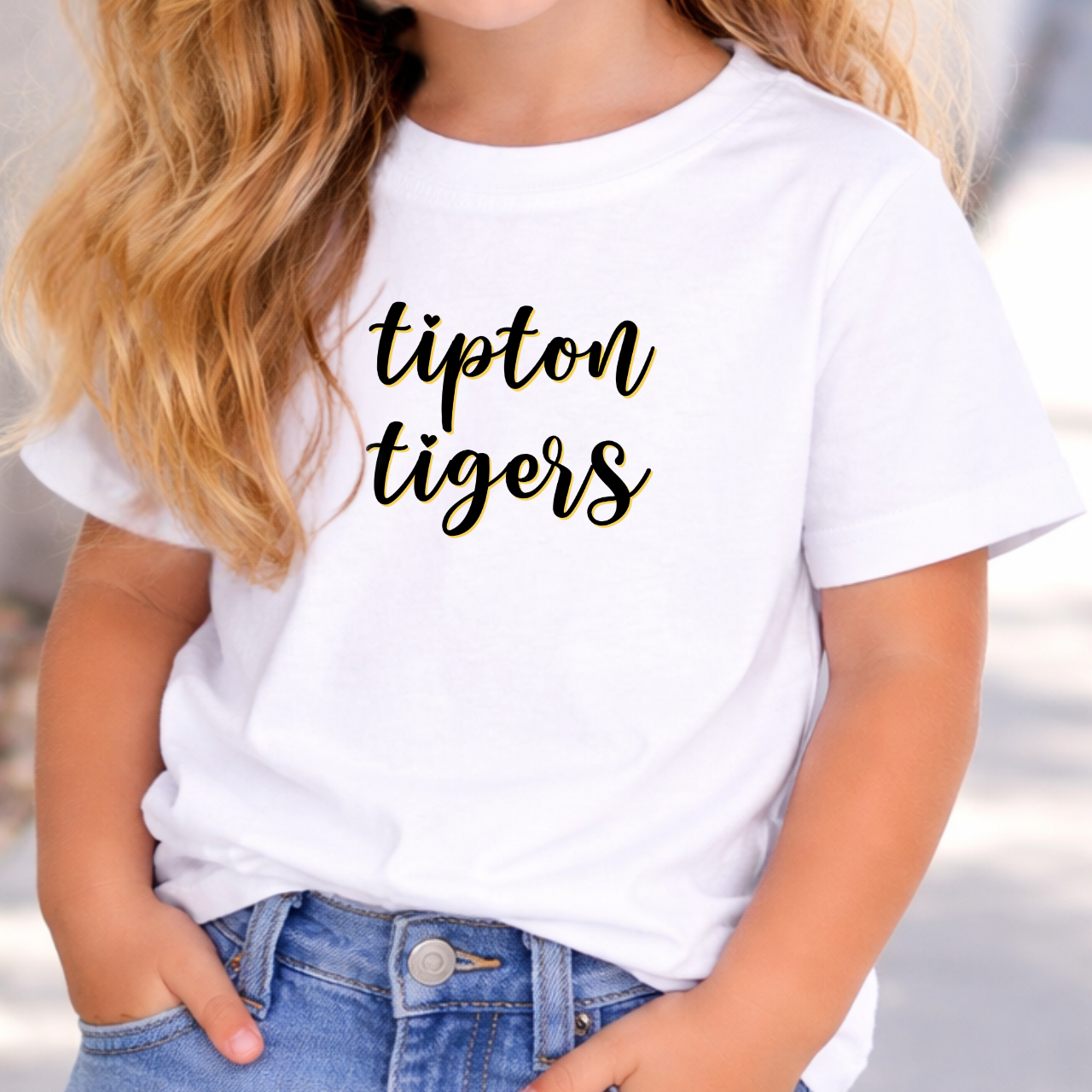 Toddler - Tipton Tigers Script Toddler Tee
