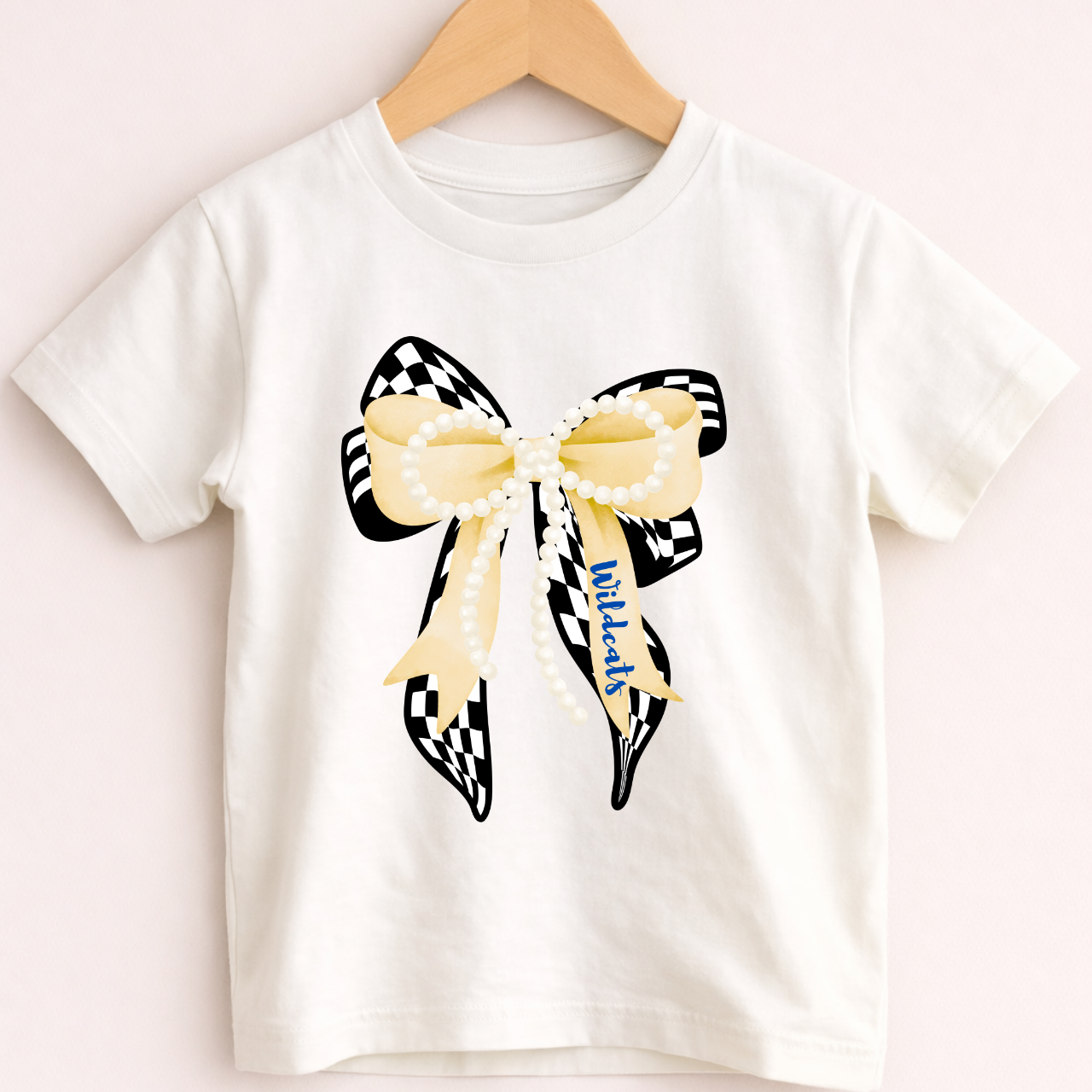 Toddler - Durant Wildcats Bow Toddler Tee