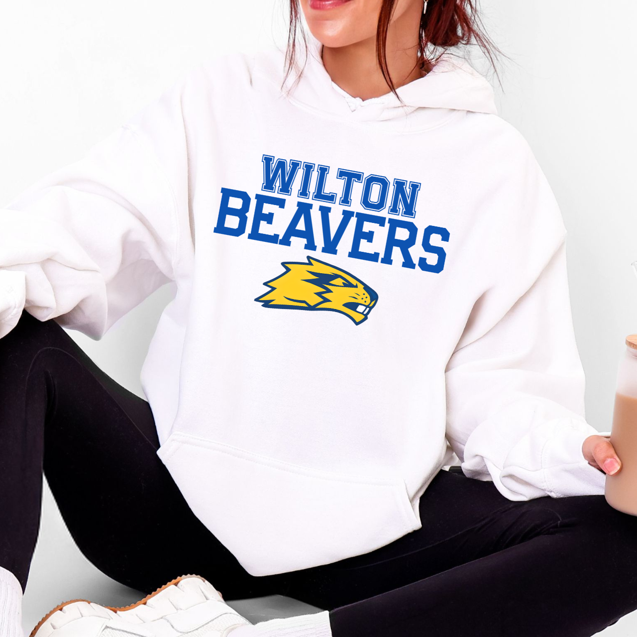 “Wilton Beavers” Mascot Hoodie