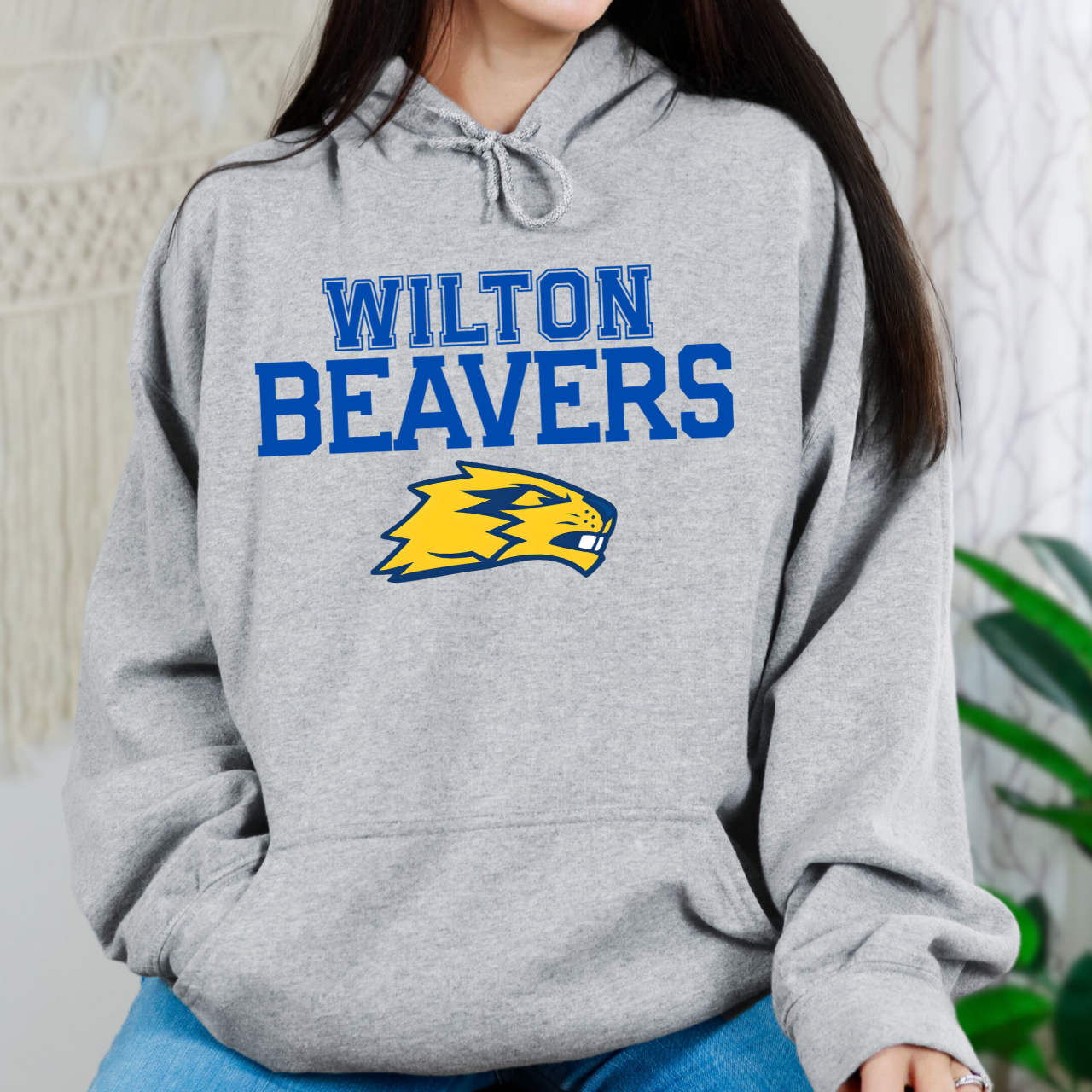 “Wilton Beavers” Mascot Hoodie