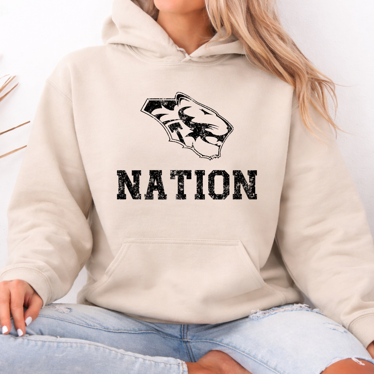 Tipton TIger Nation Vintage Hoodie