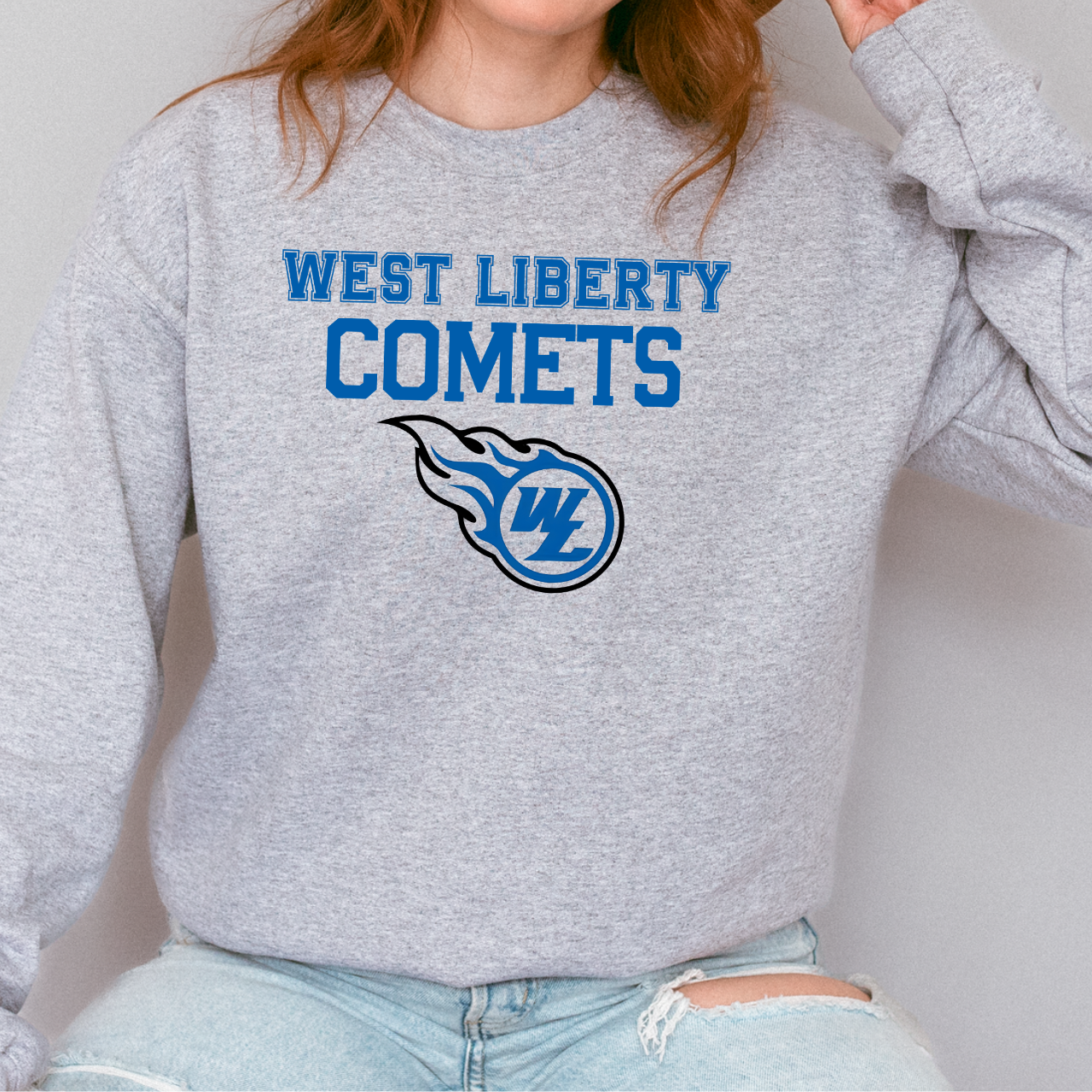 West Liberty Comets Classic Crewneck
