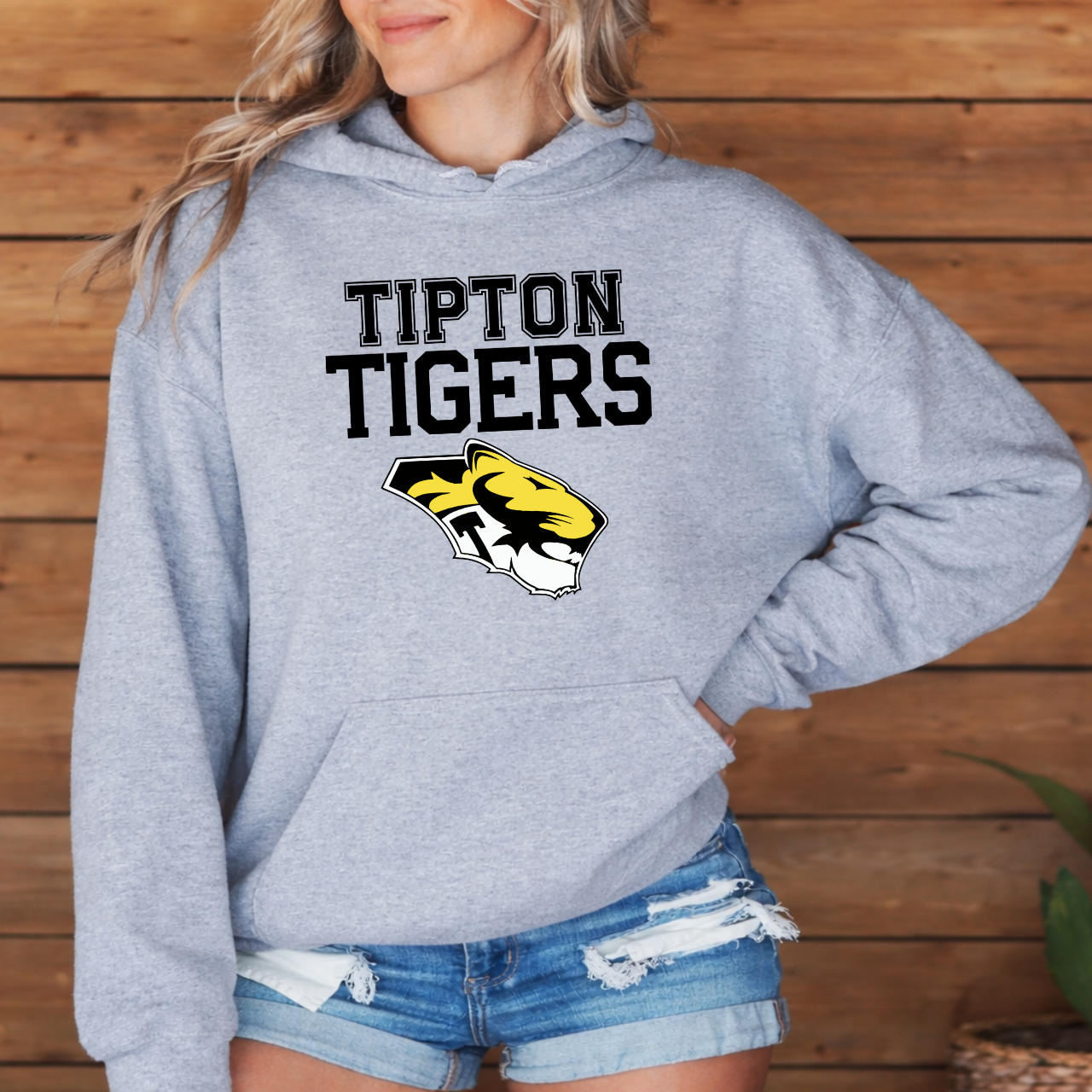 Tipton Tigers Mascot Hoodie