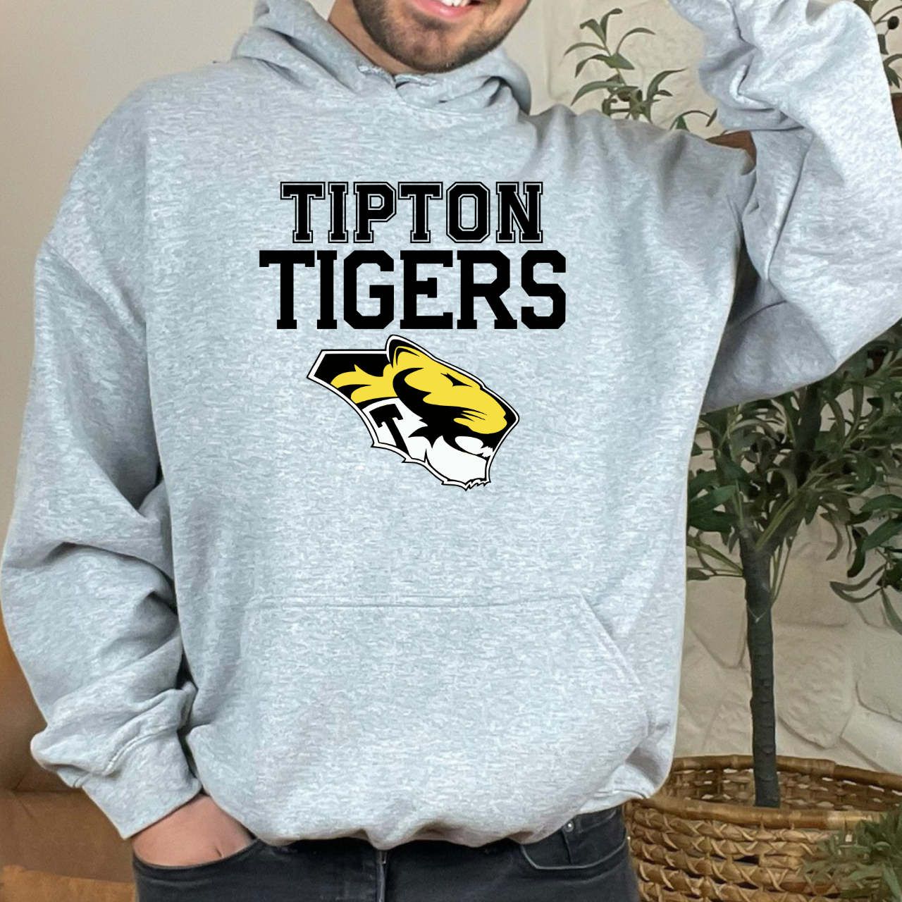 Tipton Tigers Mascot Hoodie