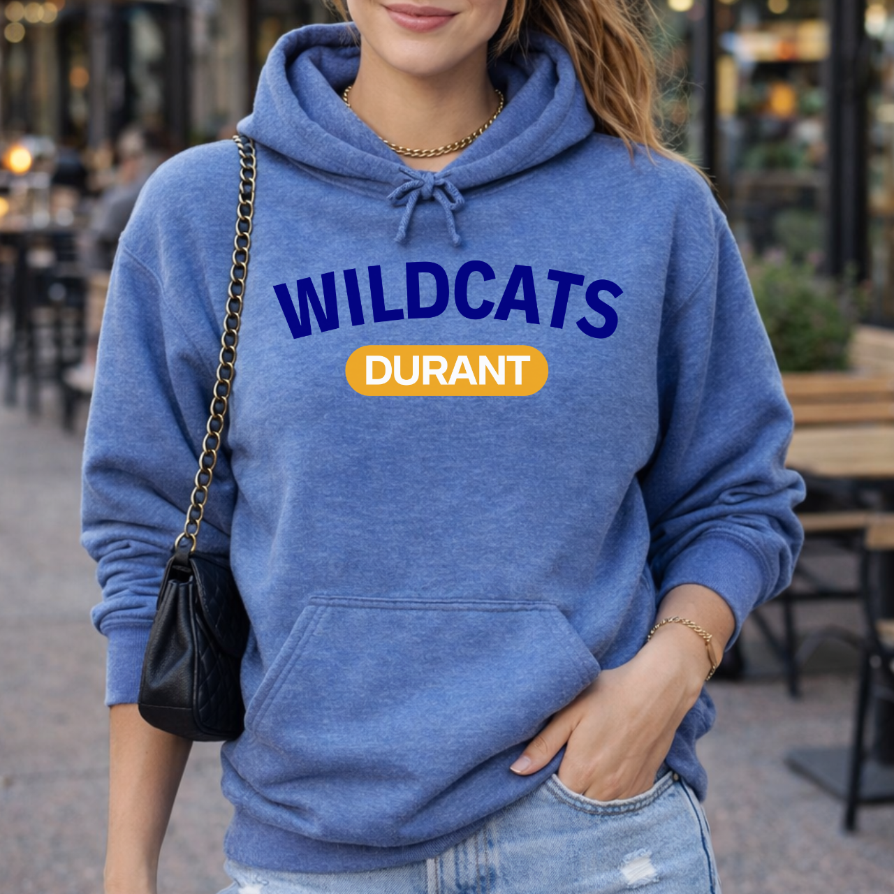 Durant Wildcats Modern Spirit Hoodie