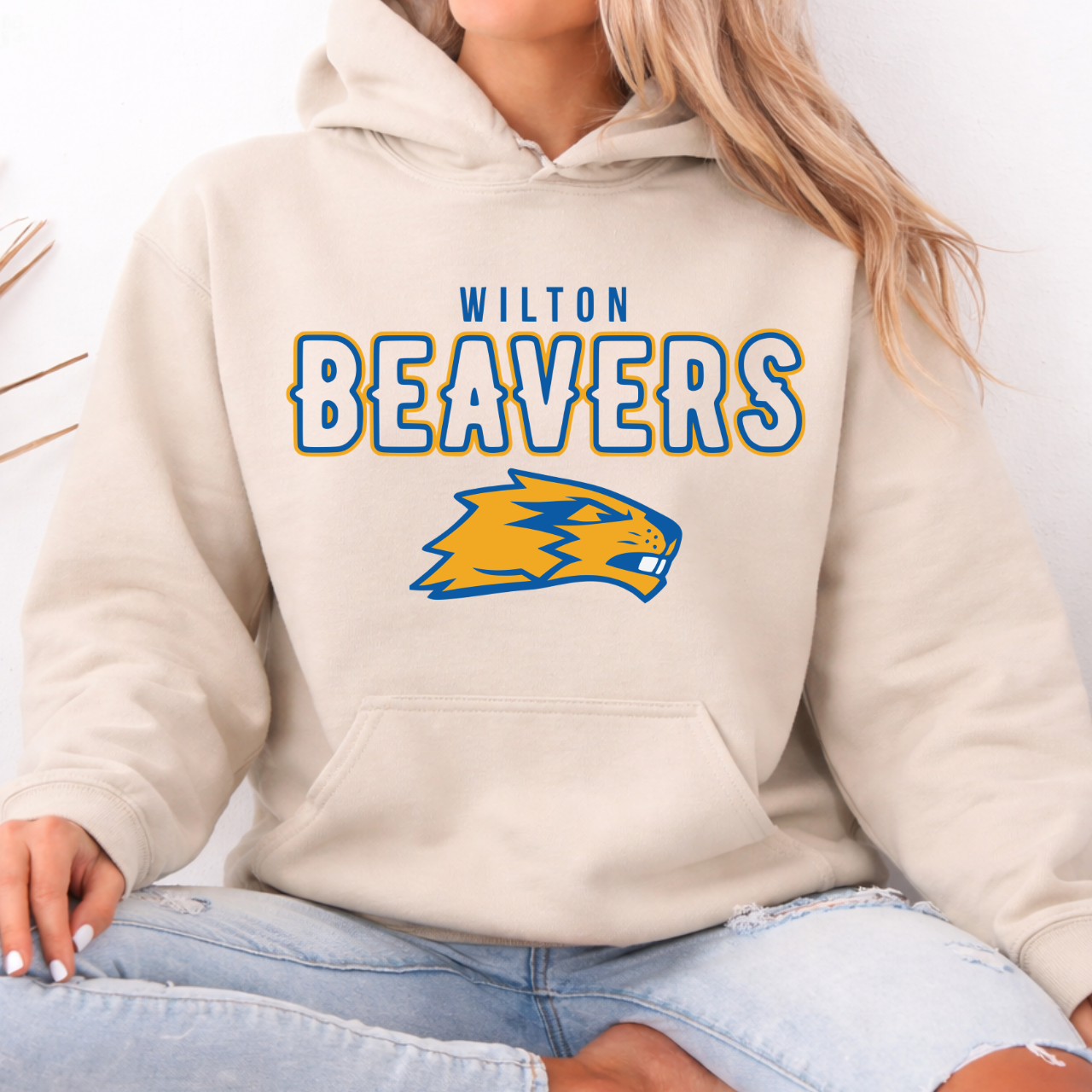 Wilton Beavers Mascot Hoodie