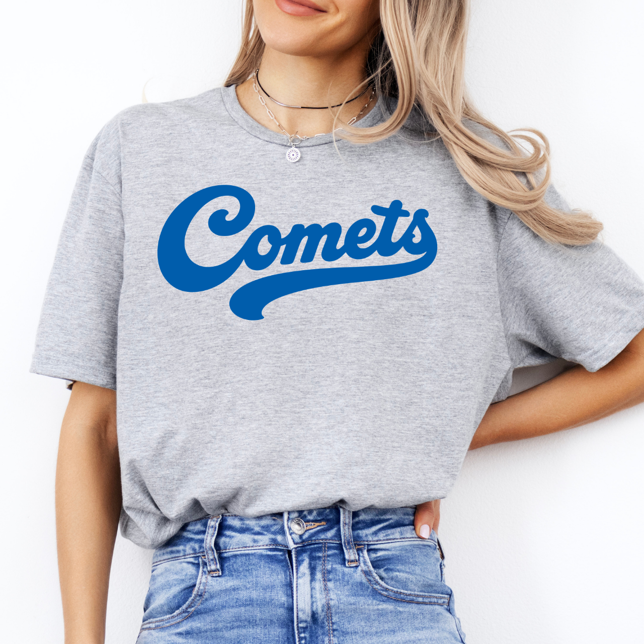 West Liberty Comets Cursive Tee