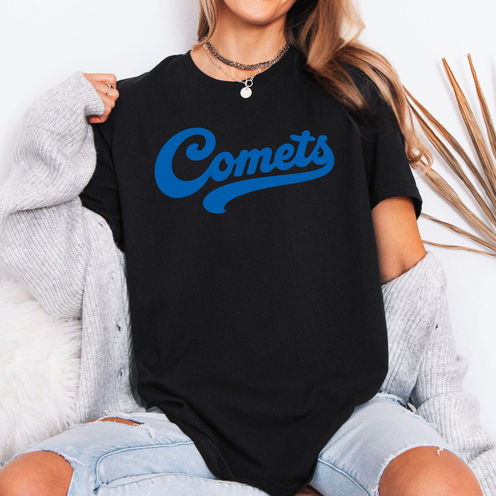 West Liberty Comets Cursive Tee