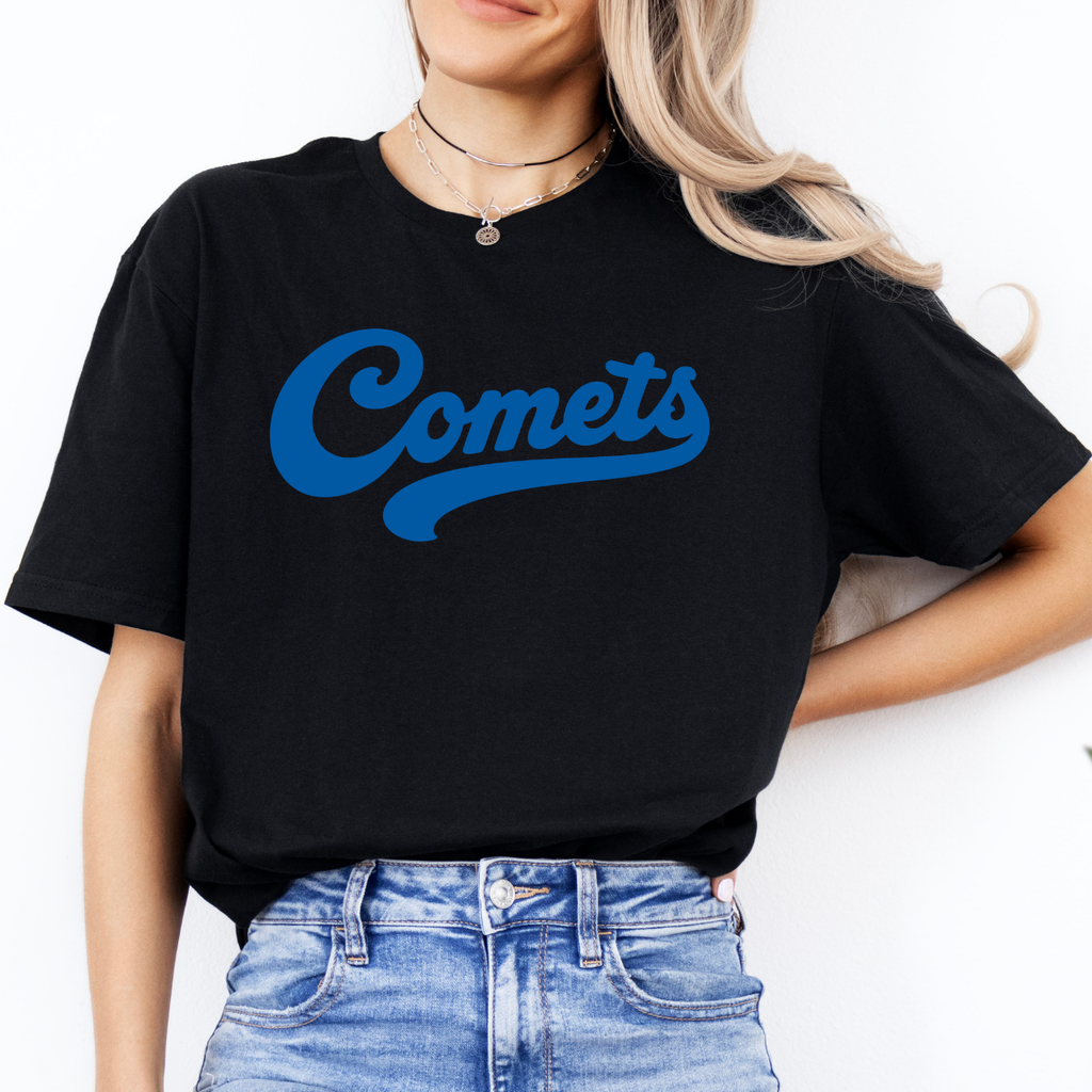 West Liberty Comets Cursive Tee