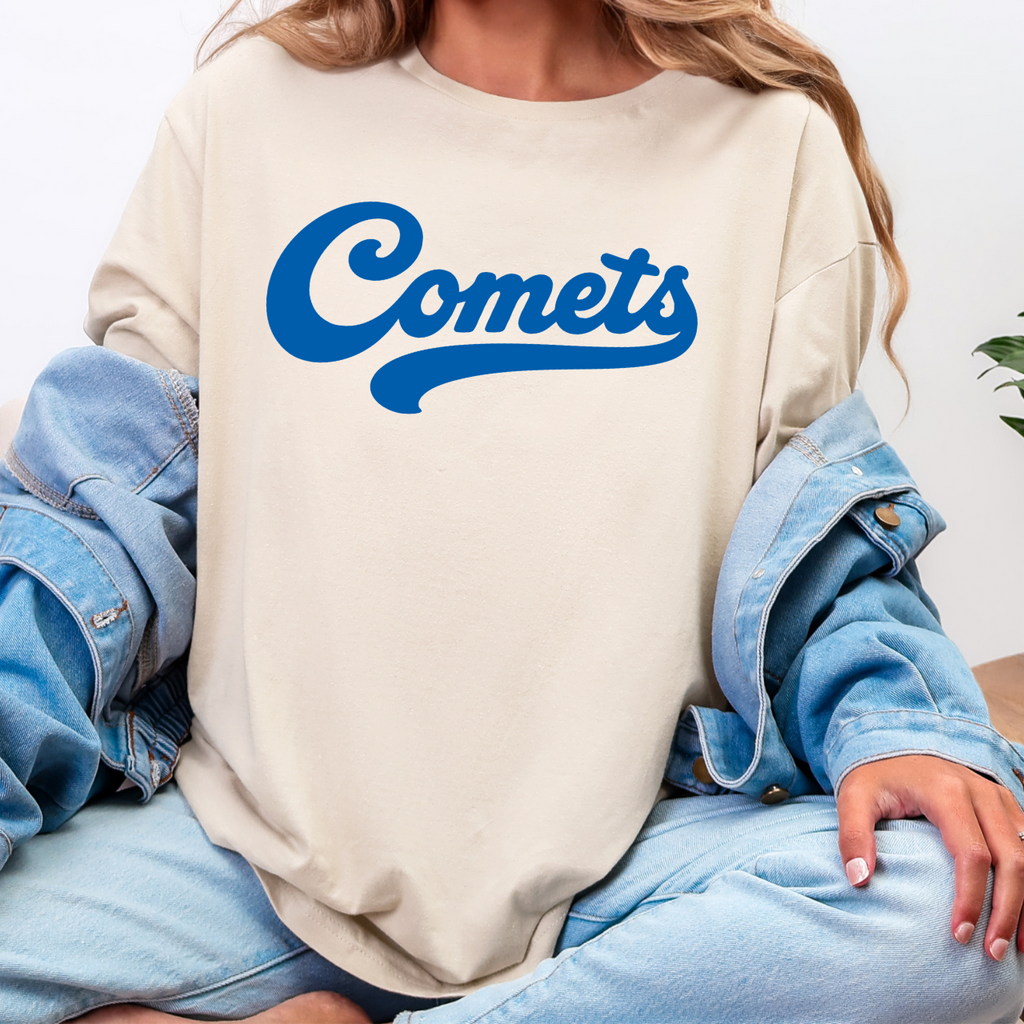 West Liberty Comets Cursive Tee