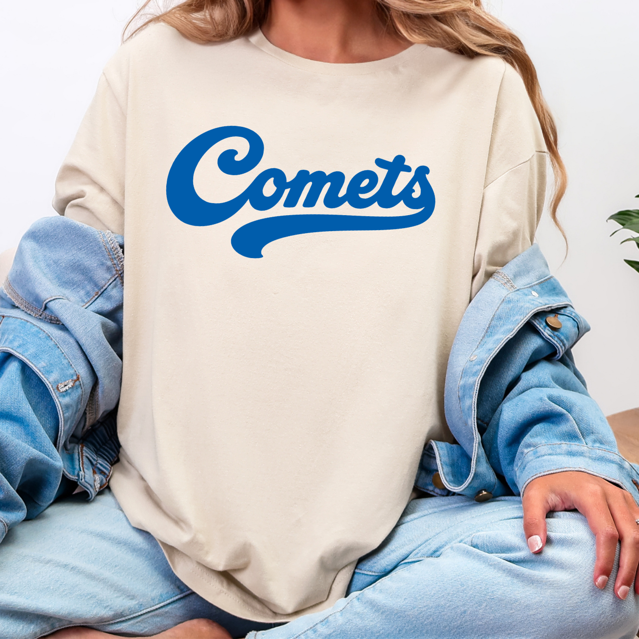 West Liberty Comets Cursive Tee