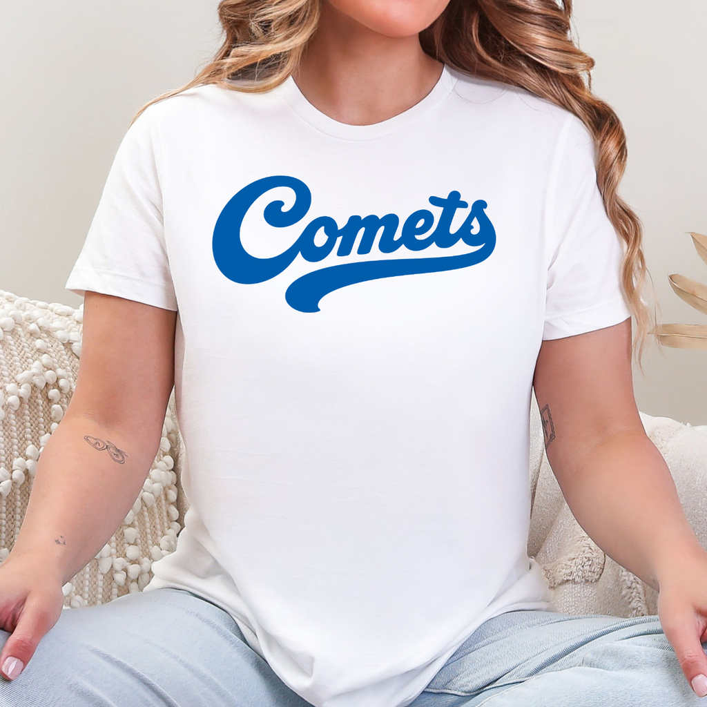 West Liberty Comets Cursive Tee