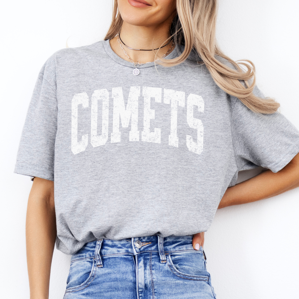 West Liberty Comets Distress Arch Tee