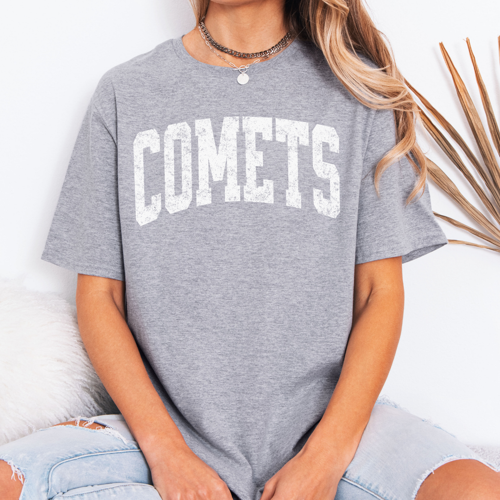 West Liberty Comets Distress Arch Tee