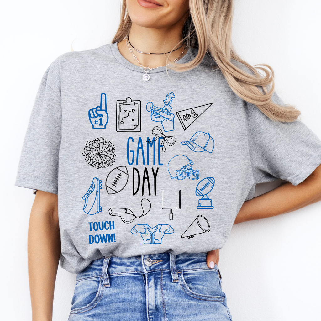 West Liberty Comets GAMEDAY Clip Art Tee