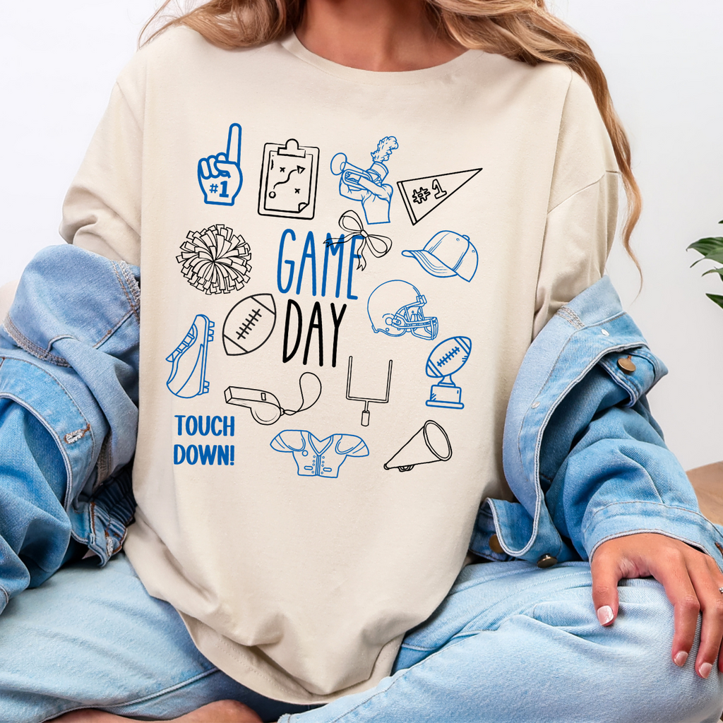 West Liberty Comets GAMEDAY Clip Art Tee