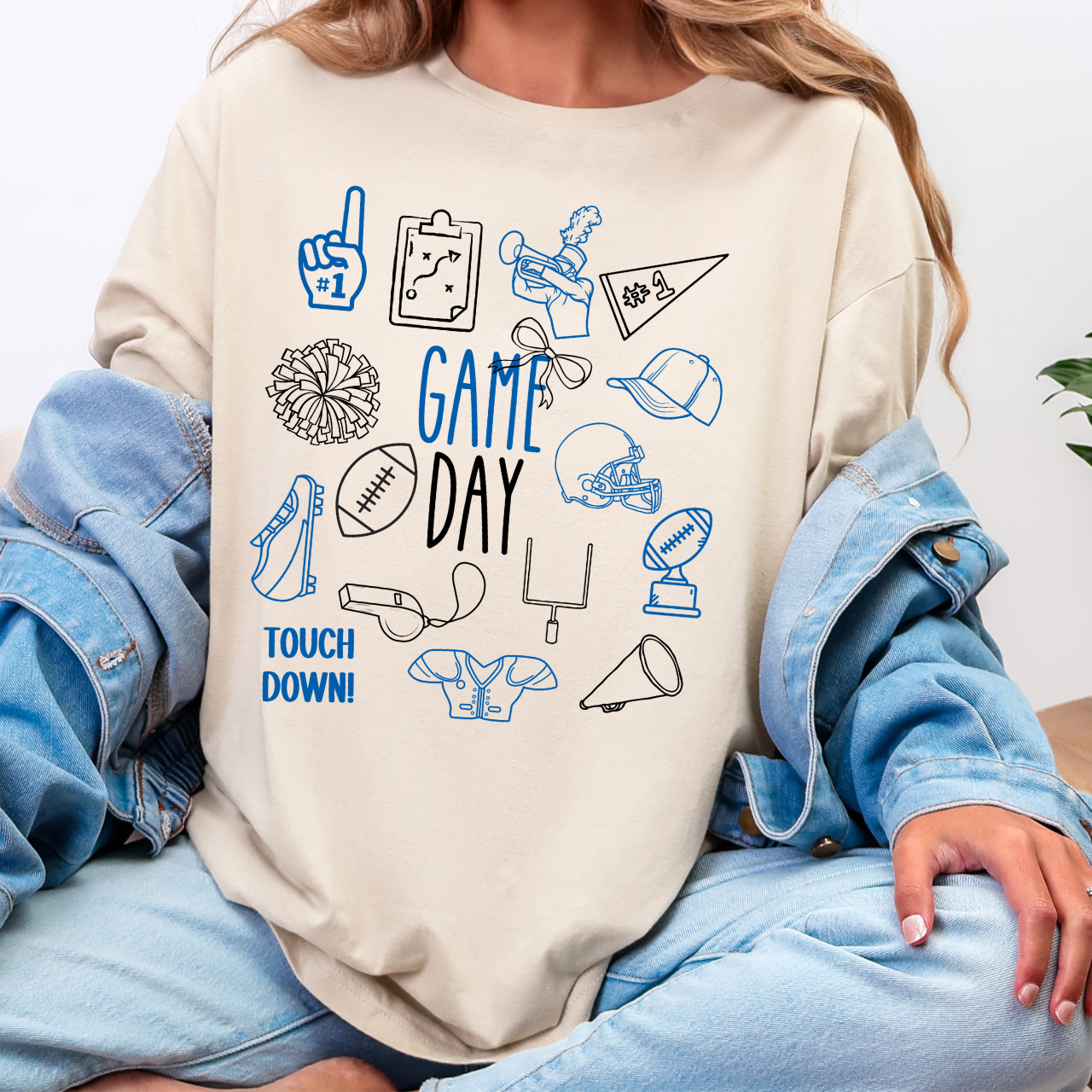 West Liberty Comets GAMEDAY Clip Art Tee