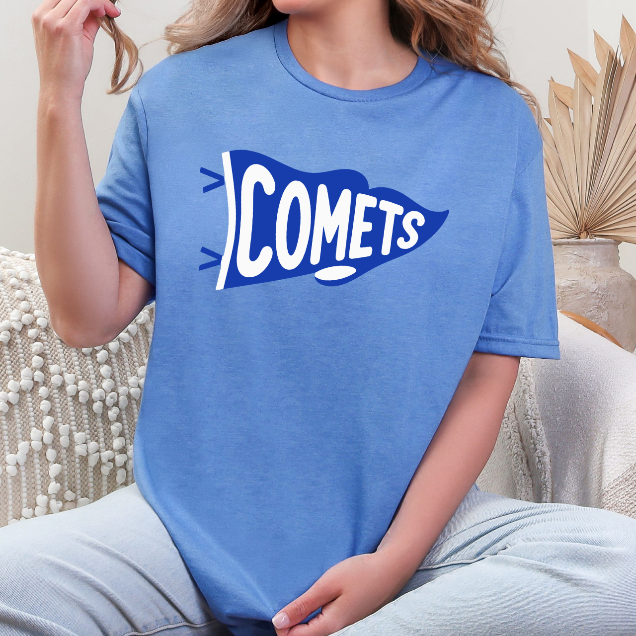 West Liberty Comets Pennant Tee