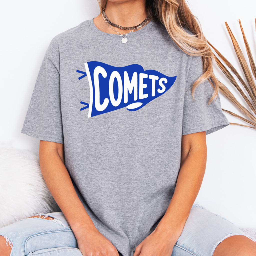West Liberty Comets Pennant Tee