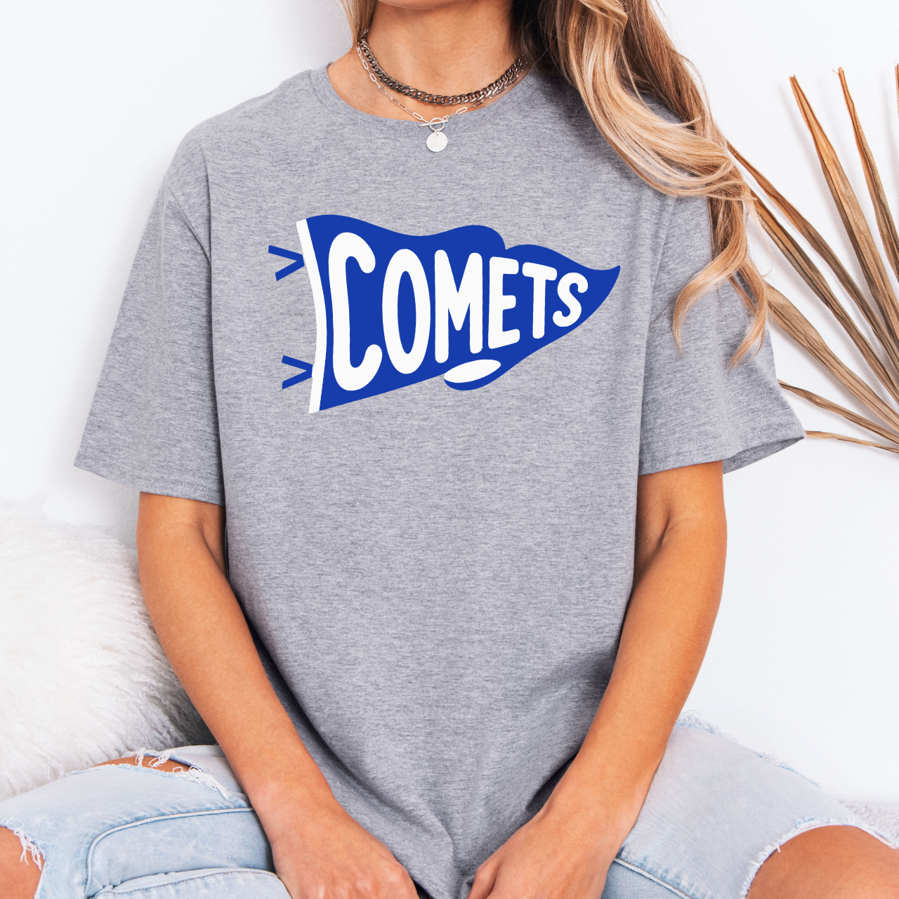West Liberty Comets Pennant Tee
