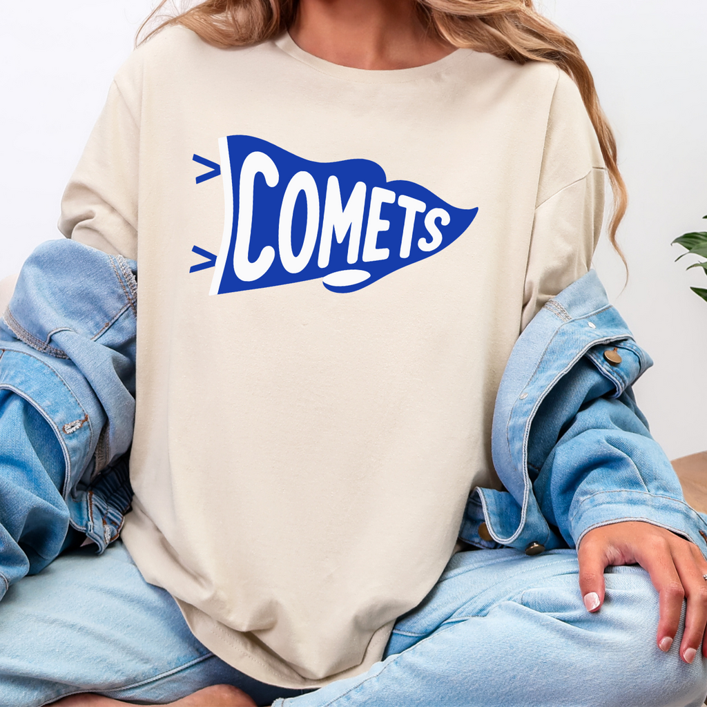 West Liberty Comets Pennant Tee